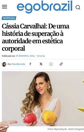 Matéria EgoBrazil sobre Cássia Carvalhal